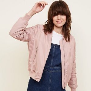 Pink bomber jacket